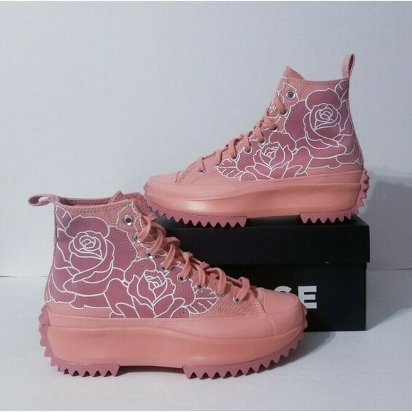 Converse Shoes - Converse Run Star Hike High Top Pink Floral Natasha Cloud